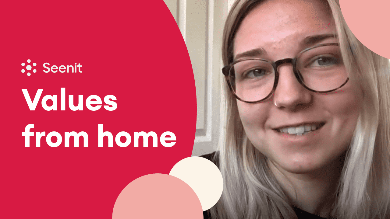 Values from home thumbnail showing someone smiling